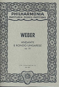 Andante e rondo ungarese op.35  für Fagoot und Orchester  Studienpartitur