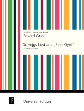 Solvejgs Lied aus Peer Gynt&nbsp;&nbsp;für Flöte und Klavier&nbsp;&nbsp;