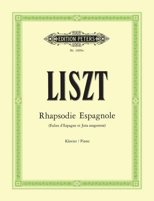 Rhapsodie espagnole&nbsp;&nbsp;für Klavier&nbsp;&nbsp;
