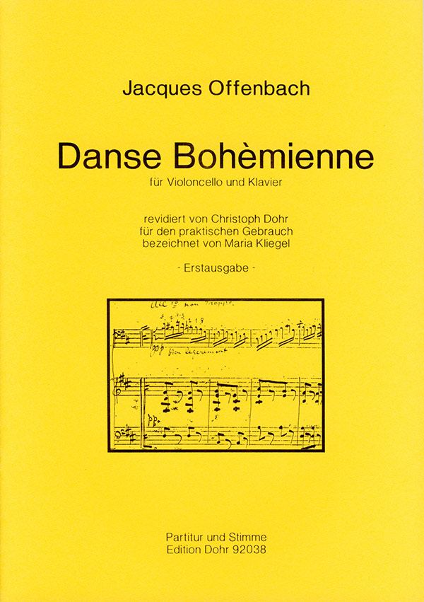 Danse bohèmienne für&nbsp;&nbsp;Violoncello und Klavier&nbsp;&nbsp;