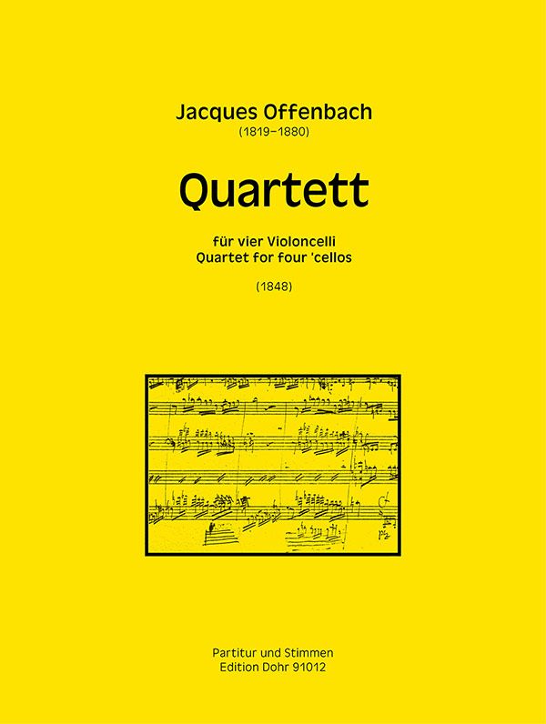 Quartett&nbsp;&nbsp;für 4 Violoncelli&nbsp;&nbsp;Partitur und Stimmen