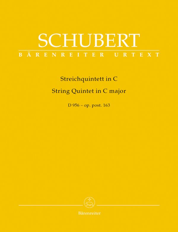 Streichquintett C-Dur D956 Oppost.163&nbsp;&nbsp;&nbsp;&nbsp;Stimmen