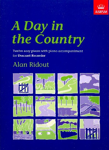 A Day in the Country 12 easy  pieces for descant recorder with  piano