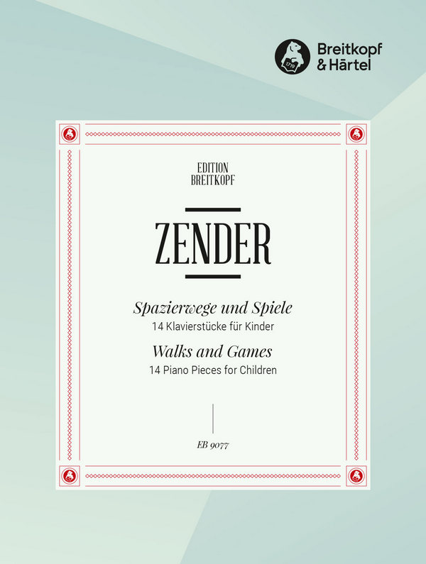 Spazierwege und Spiele - 14 Klavierstücke für Kinder  für Klavier  