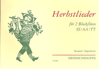 Herbstlieder &nbsp;&nbsp;für 2 Blockflöten (SS/AA/TT)&nbsp;&nbsp;
