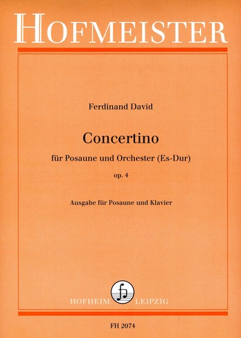Concertino Es-Dur op.4 für Posaune und Orchester  für Posaune und Klavier  