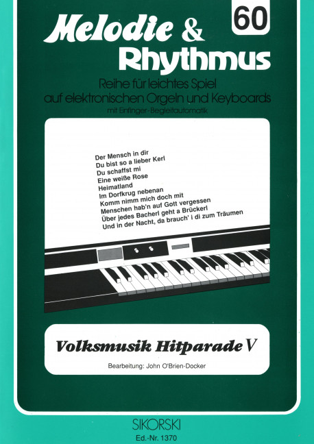 Volksmusik Hitparade Band 5&nbsp;&nbsp;für E-Orgel / Keyboard&nbsp;&nbsp;