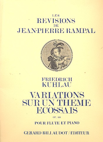 Variations sur un theme ecossais&nbsp;&nbsp;op.104 pour flute et piano&nbsp;&nbsp;Rampal, J.-P., ed