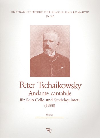 Andante cantabile für  Violoncello und Streicher  Partitur