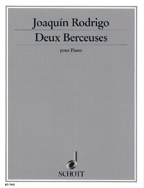 Deux berceuses&nbsp;&nbsp;für Klavier&nbsp;&nbsp;