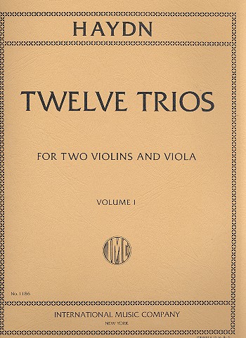 12 Trios vol.1 (nos.1-6)  for 2 violins and viola  3 parts