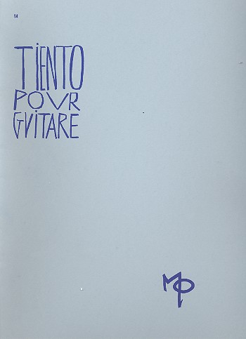 Tiento pour guitare&nbsp;&nbsp;&nbsp;&nbsp;