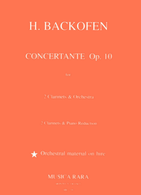 Concertante op.10&nbsp;&nbsp;for 2 clarinets and piano&nbsp;&nbsp;