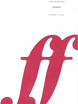 Memory The Theme from Cats&nbsp;&nbsp;for recorder and piano&nbsp;&nbsp;Copy