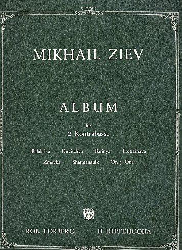 Album  für 2 Kontrabässe  2 Spielpartituren