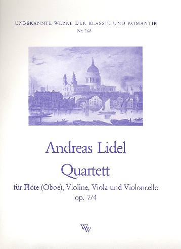 Quartett op.7,4 für Flöte,&nbsp;&nbsp;Violine, Viola und Violoncello&nbsp;&nbsp;Stimmen