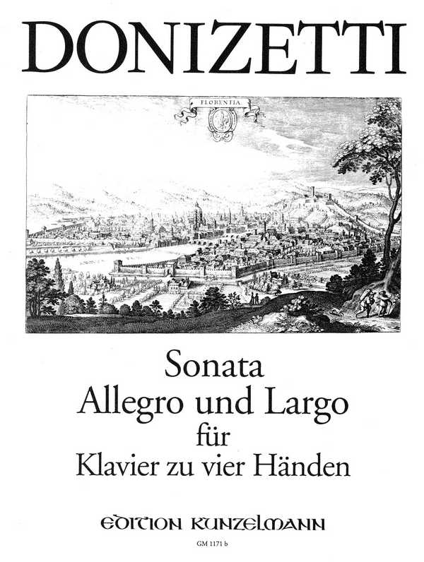 Sonata Allegro und Largo&nbsp;&nbsp;für Klavier zu 4 Händen&nbsp;&nbsp;