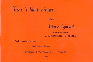 Van't blad zingen vol.2 Solfege&nbsp;&nbsp;&nbsp;&nbsp;