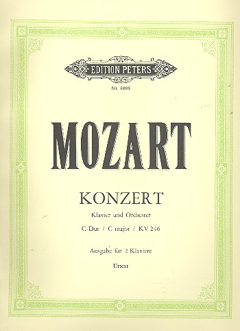 Konzert C-Dur Nr.8 KV246 für Klavier und Orchester&nbsp;&nbsp;für 2 Klaviere&nbsp;&nbsp;