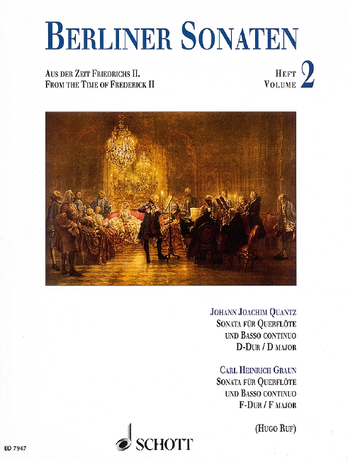 Berliner Sonaten Band 2&nbsp;&nbsp;für Flöte und Basso continuo&nbsp;&nbsp;