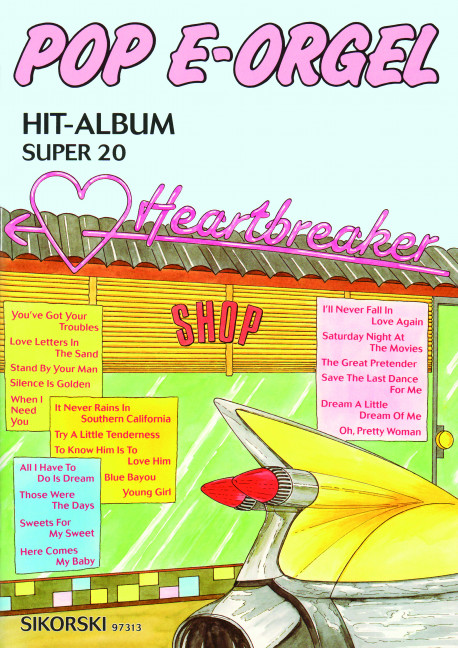 Pop E-Orgel Hit-Album Super 20:&nbsp;&nbsp;Heartbreaker&nbsp;&nbsp;