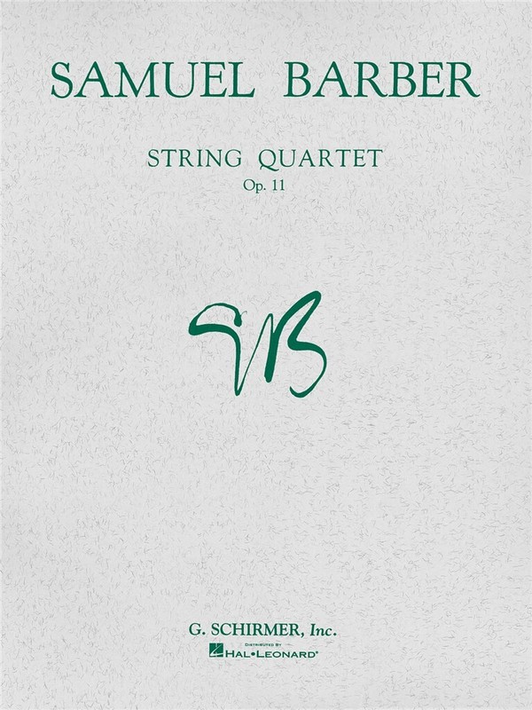 String quartet op.11  for string quartet  parts