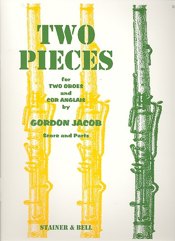 2 Pieces  for 2 oboes and cor anglais  score and parts