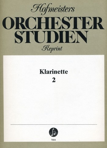 Orchesterstudien Band 2&nbsp;&nbsp;für Klarinette&nbsp;&nbsp;