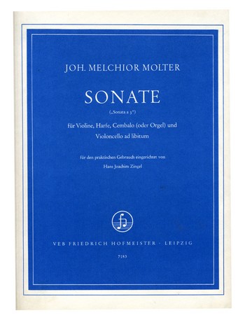 Sonate für Violine, Harfe,&nbsp;&nbsp;Cembalo (Orgel) und&nbsp;&nbsp;Violoncello ad lib.