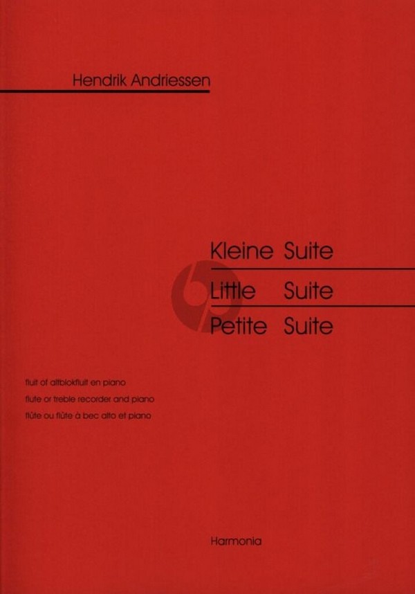 Kleine Suite für Altblockflöte&nbsp;&nbsp;und Klavier&nbsp;&nbsp;108850