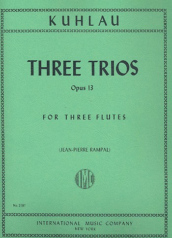 3 Trios op.3  for 3 flutes  