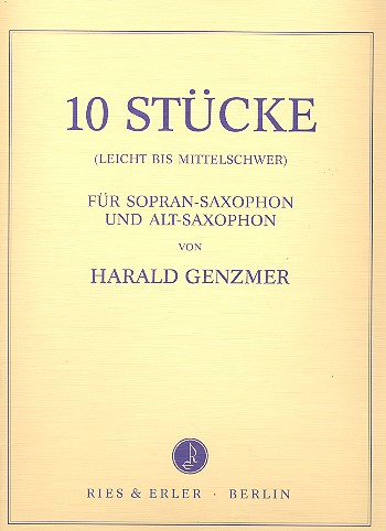 10 Stücke  für 2 Saxophone (SA)  