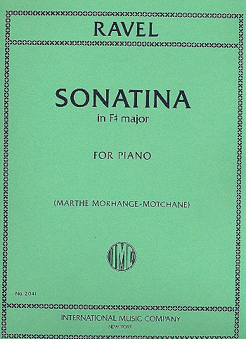 Sonatina F sharp major&nbsp;&nbsp;for piano&nbsp;&nbsp;