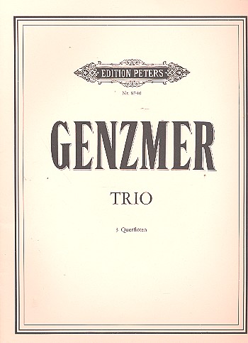 Trio  für 3 Flöten  Partitur und Stimmen