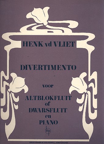 Divertimento voor altblokfluit  of dwarsfluit en piano  