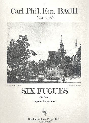 6 Fugues  for organ or harpsichord  