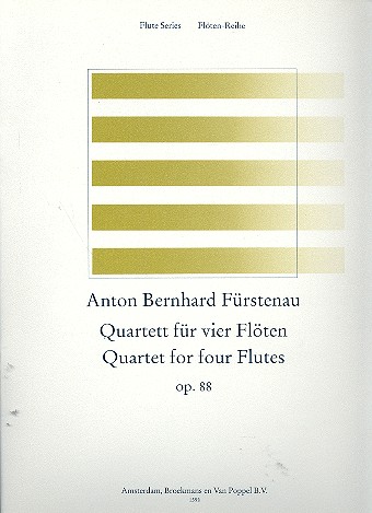 Quartett op.88 für 4 Flöten  Partitur und Stimmen  