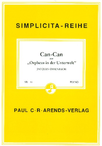 Can Can aus Orpheus in der  Unterwelt Einzelausgabe  für Klavier