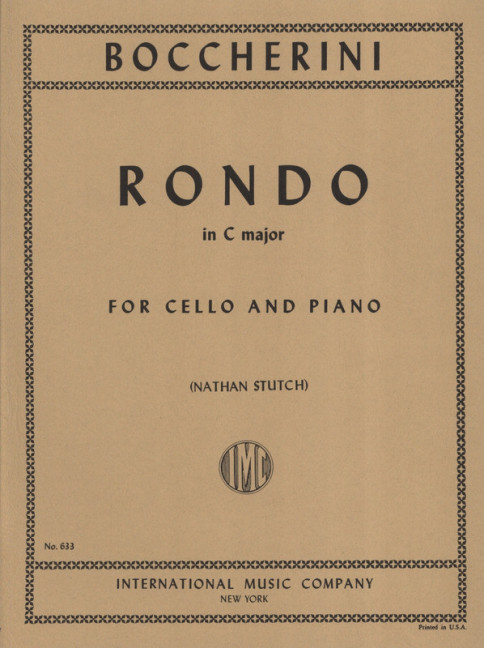Rondo C major&nbsp;&nbsp;for cello and piano&nbsp;&nbsp;