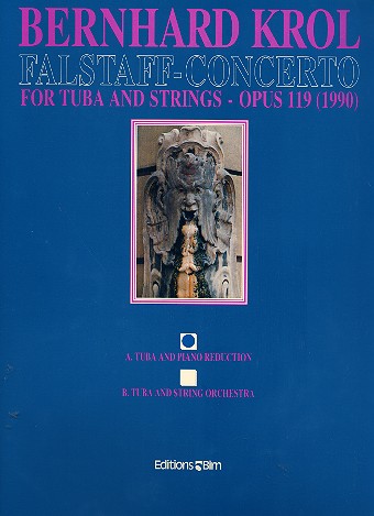Falstaff-Concerto op.119 for tuba&nbsp;&nbsp;and strings for tuba and piano&nbsp;&nbsp;