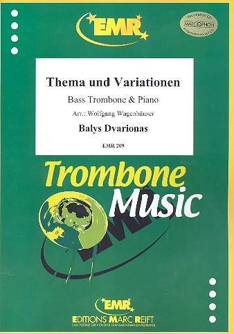 Thema und Variationen  für Bassposaune und Klavier  
