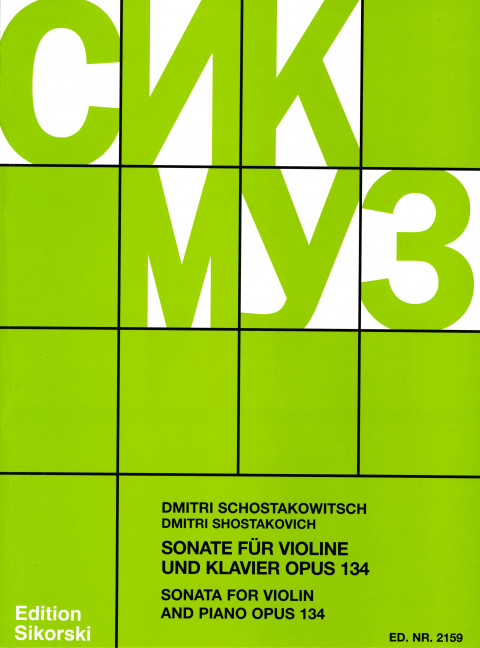Sonate op.134  für Violine und Klavier  