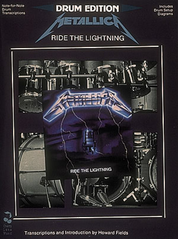 Metallica: Ride the Lightning&nbsp;&nbsp;Songbook for drums&nbsp;&nbsp;