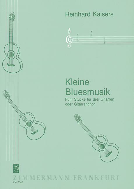 Kleine Bluesmusik für 3 Gitarren  oder Gitarrenchor  Partitur und Stimmen