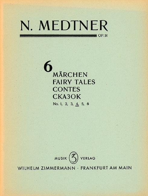 6 MAERCHEN OP. 51 NR. 4  FUER KLAVIER  OP.51,4