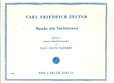 Rondo mit Variationen  für Klavier  