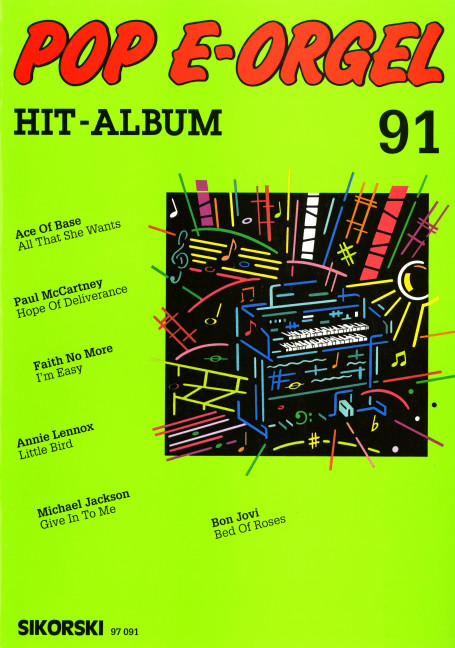 POP E-ORGEL HIT-ALBUM BAND 91&nbsp;&nbsp;&nbsp;&nbsp;