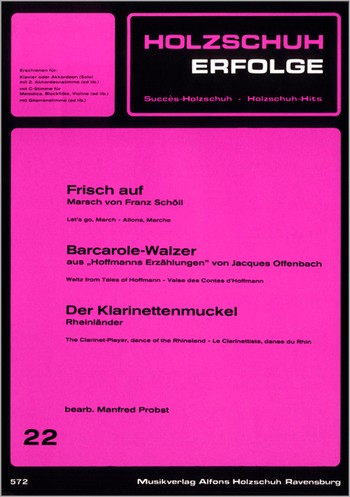 Holzschuh-Erfolge Band 22&nbsp;&nbsp;für Akkordeon&nbsp;&nbsp;