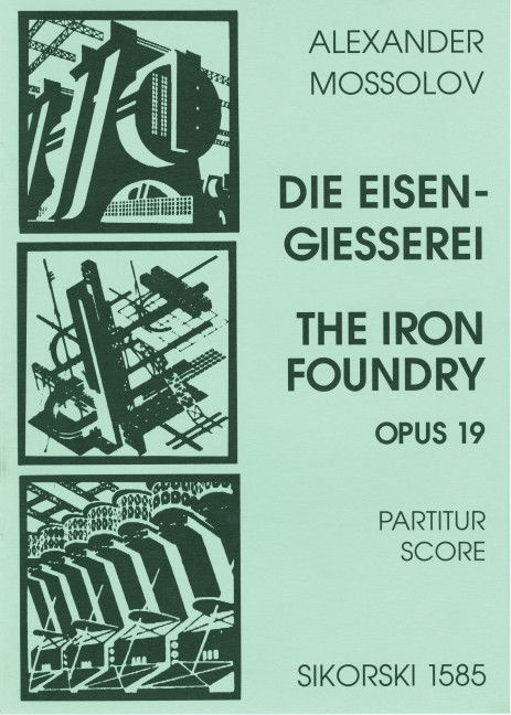 Die Eisengiesserei op.19  für Orchester  Partitur