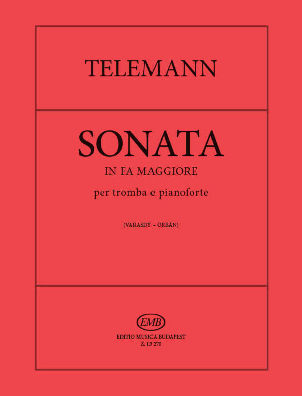 Sonate F-Dur für Trompete und Klavier&nbsp;&nbsp;&nbsp;&nbsp;